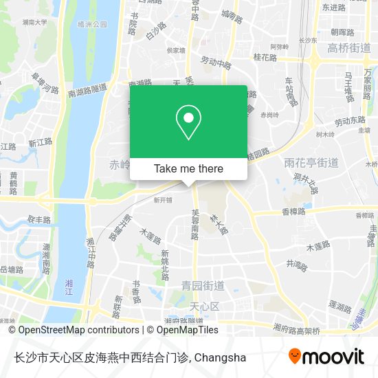 长沙市天心区皮海燕中西结合门诊 map