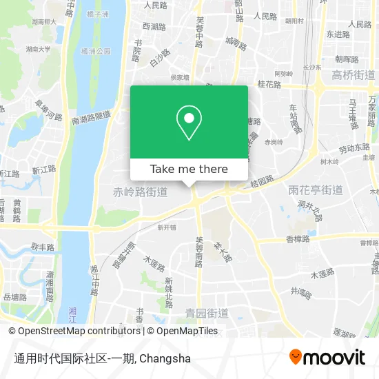 通用时代国际社区-一期 map