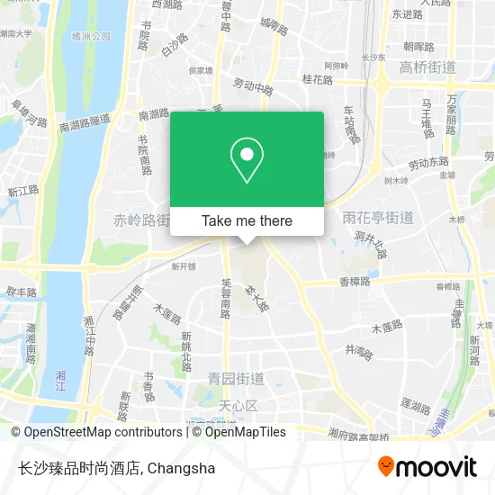 长沙臻品时尚酒店 map