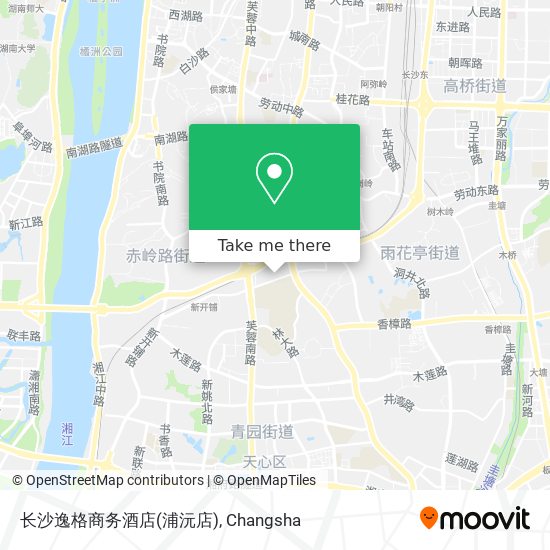 长沙逸格商务酒店(浦沅店) map