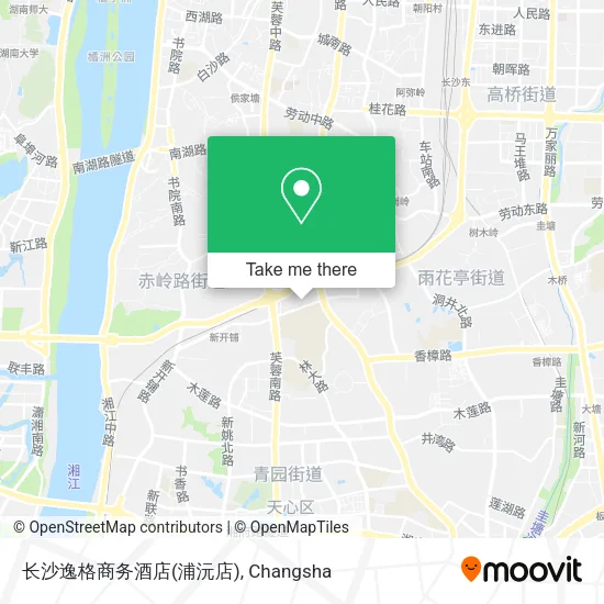长沙逸格商务酒店(浦沅店) map