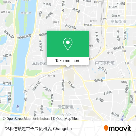 锦和连锁超市争展便利店 map