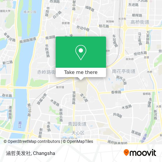 涵哲美发社 map