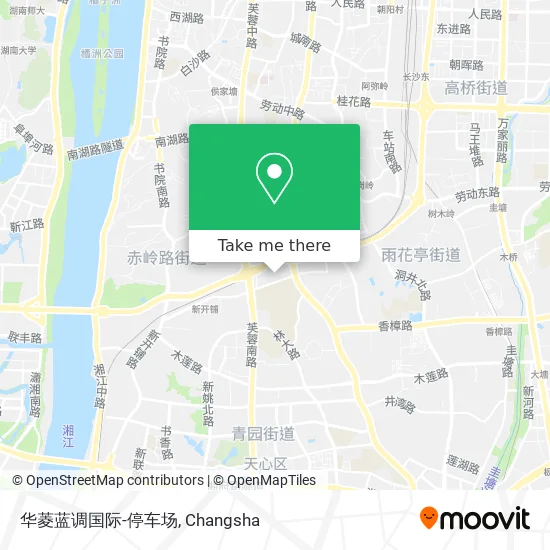 华菱蓝调国际-停车场 map