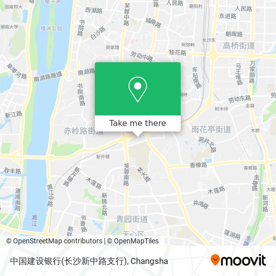 中国建设银行(长沙新中路支行) map