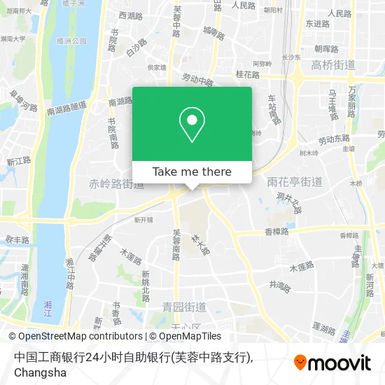 中国工商银行24小时自助银行(芙蓉中路支行) map