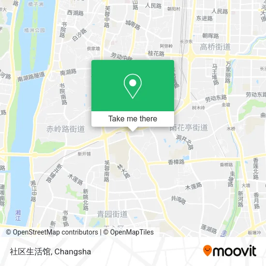 社区生活馆 map