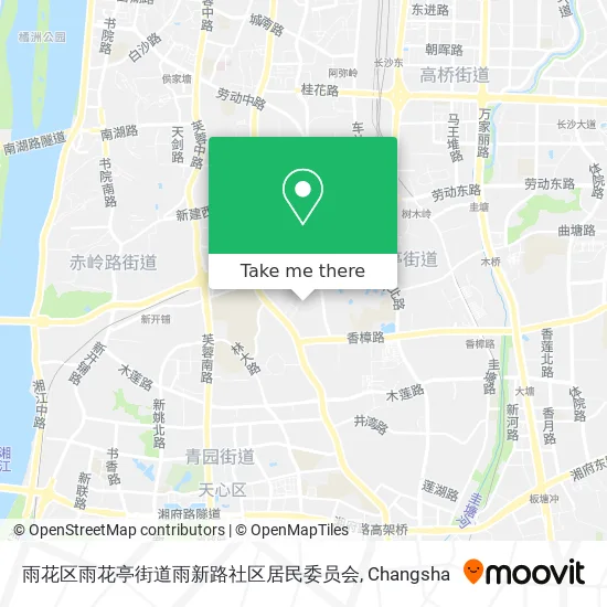 雨花区雨花亭街道雨新路社区居民委员会 map