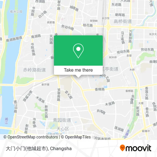大门小门(他城超市) map