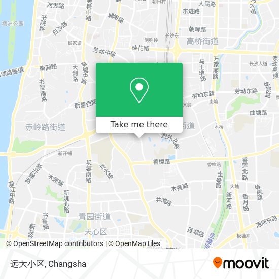 远大小区 map