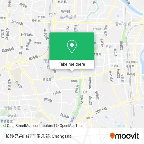 长沙兄弟自行车俱乐部 map