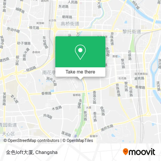 金色loft大厦 map