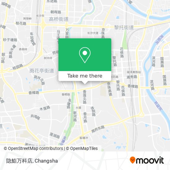 隐鮨万科店 map
