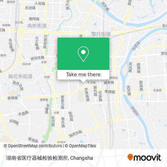 湖南省医疗器械检验检测所 map