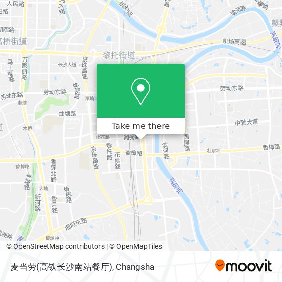 麦当劳(高铁长沙南站餐厅) map
