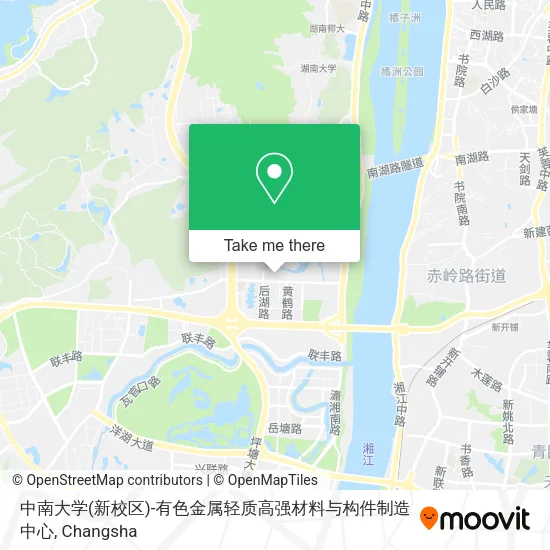 中南大学(新校区)-有色金属轻质高强材料与构件制造中心 map