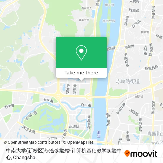 中南大学(新校区)综合实验楼-计算机基础教学实验中心 map