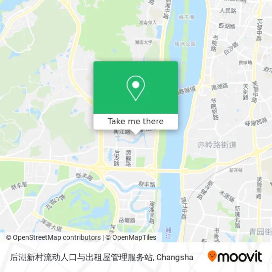 后湖新村流动人口与出租屋管理服务站 map