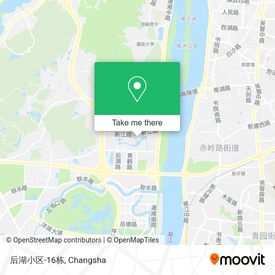 后湖小区-16栋 map