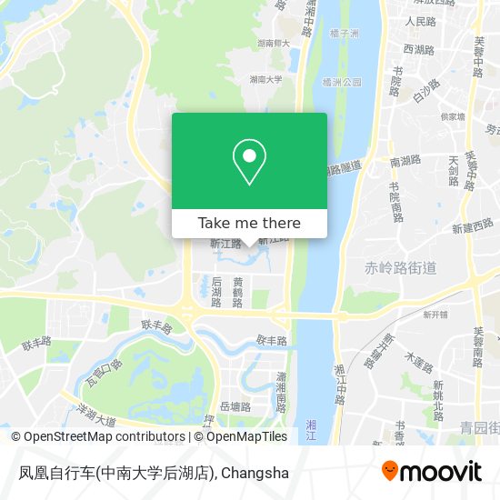 凤凰自行车(中南大学后湖店) map