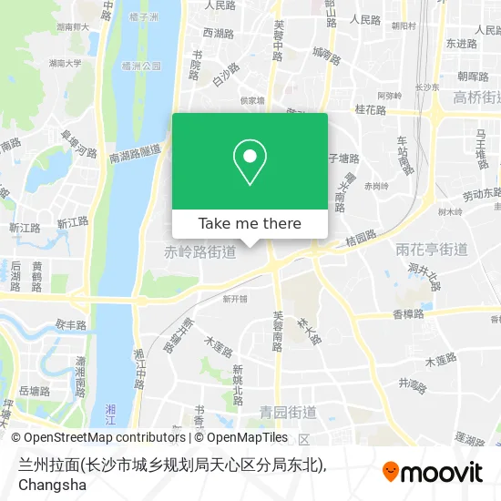 兰州拉面(长沙市城乡规划局天心区分局东北) map