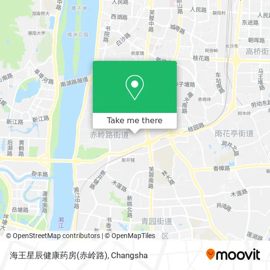 海王星辰健康药房(赤岭路) map