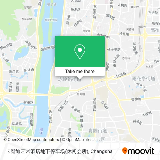 卡斯迪艺术酒店地下停车场(休闲会所) map