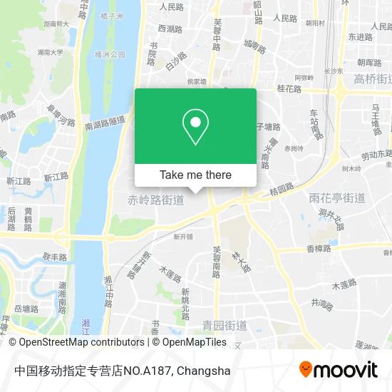 中国移动指定专营店NO.A187 map