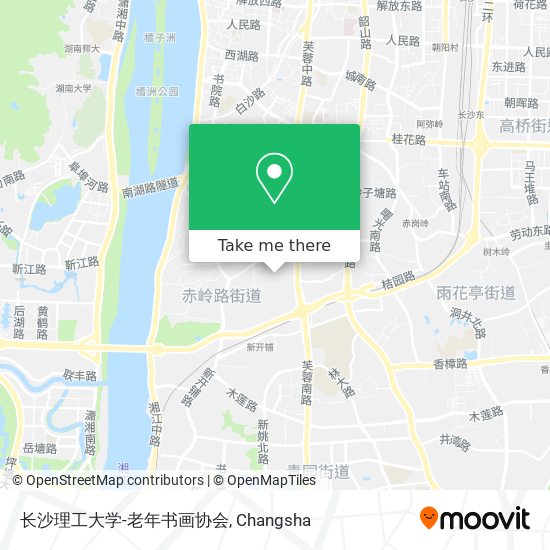 长沙理工大学-老年书画协会 map