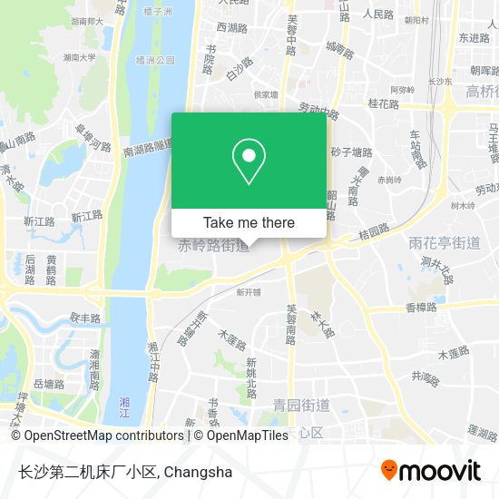 长沙第二机床厂小区 map