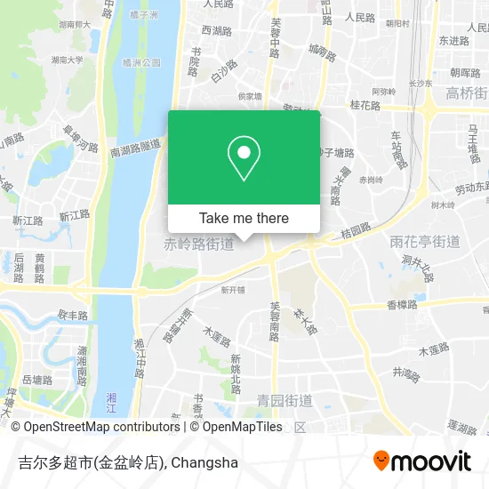 吉尔多超市(金盆岭店) map