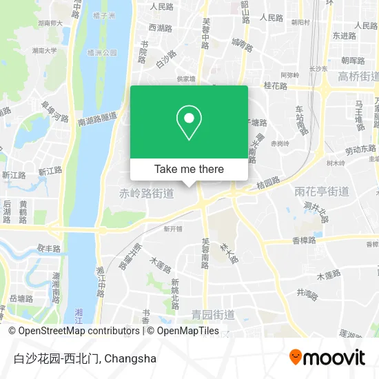 白沙花园-西北门 map