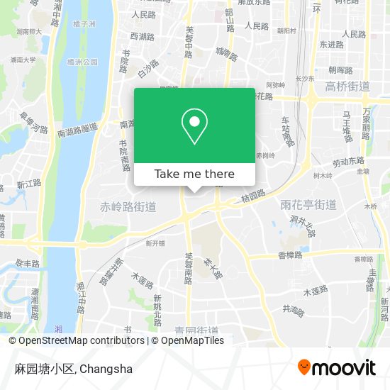 麻园塘小区 map