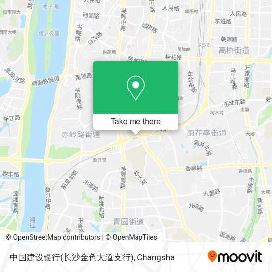 中国建设银行(长沙金色大道支行) map