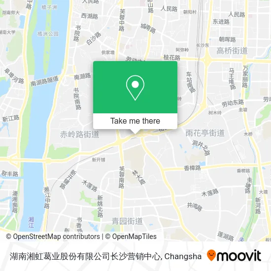湖南湘虹葛业股份有限公司长沙营销中心 map