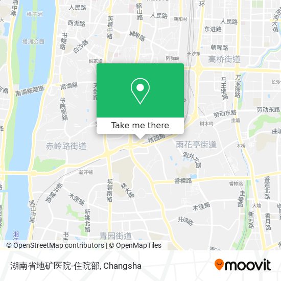 湖南省地矿医院-住院部 map