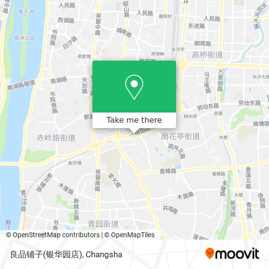 良品铺子(银华园店) map