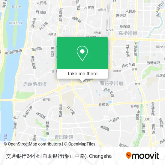 交通银行24小时自助银行(韶山中路) map
