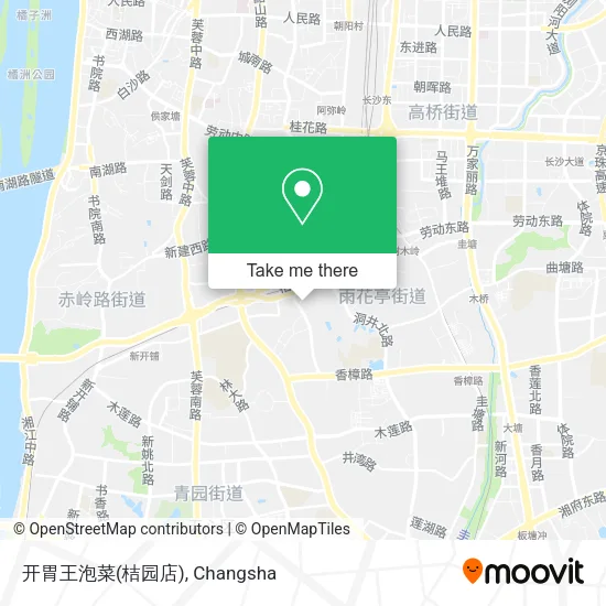 开胃王泡菜(桔园店) map