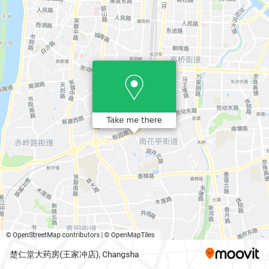楚仁堂大药房(王家冲店) map