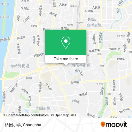桔园小学 map