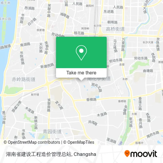 湖南省建设工程造价管理总站 map