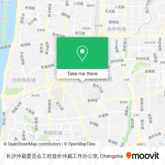 长沙仲裁委员会工程造价仲裁工作办公室 map