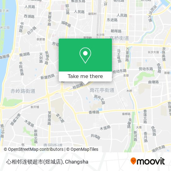 心相邻连锁超市(煜城店) map