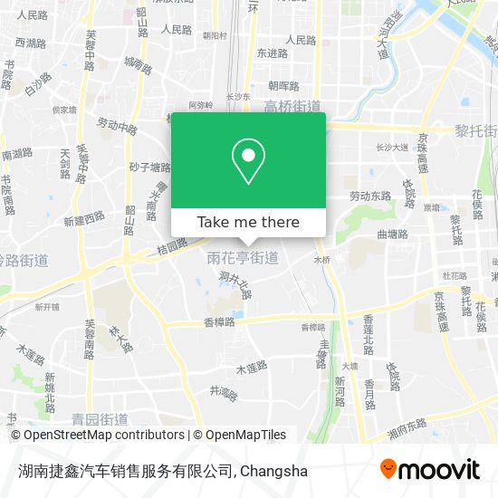 湖南捷鑫汽车销售服务有限公司 map