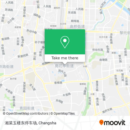 湘菜玉楼东停车场 map