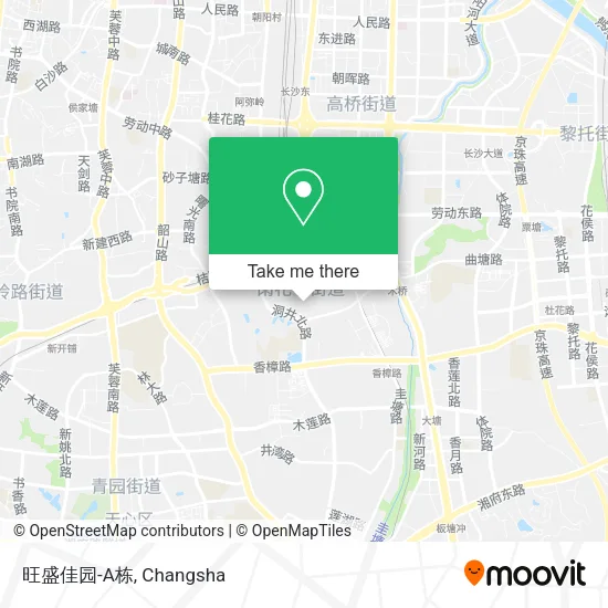 旺盛佳园-A栋 map