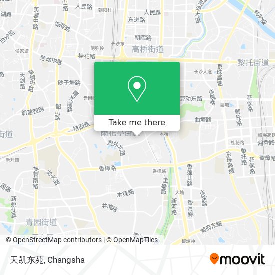 天凯东苑 map