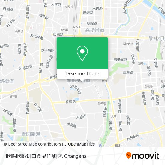 咔嗞咔嗞进口食品连锁店 map