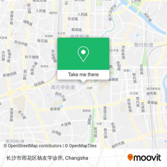 长沙市雨花区杨友学诊所 map